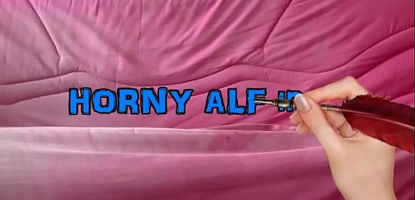  Horny Alf in Blue dildo fun (a tribute to Pornhub)